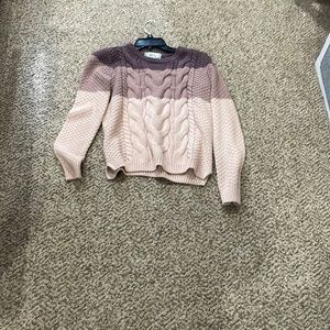 Pink/purple sweater (small)